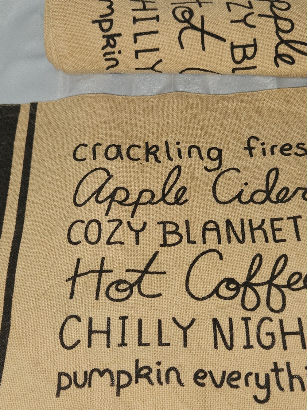 Fall Cotton Blend Place Mats. Set Of 6.